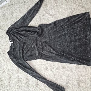 Elegant Black Long Sleeve Dress